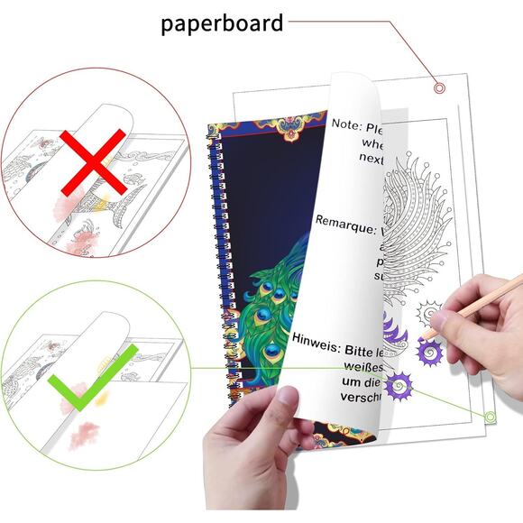 Adult Coloring Book Exotic Animals & Hipsters Retro Bundle Set - Picture 6 of 13